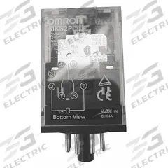 OMRON General Purpose Relay: Socket Mounted, 10 A Current Rating, 24V AC, DPDT, 8 Pins/Terminals (MPN MKS2PIAC24). Key specifications — Brand: OMRON; Base Type: Octal; Mounting Style: Plug-In; Pin Shape: Round; Electrical Connection: Plug-In; Manufacturer Part Number: MKS2PIAC24; Operating Current: 10 A at 250V AC (Resistive Load); Series: MK-S Series.