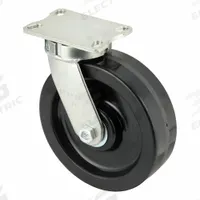 APPROVED VENDOR Plate Caster: Swivel, No Brake, Phenolic, 10 in Wheel Dia, 3 in Wheel Wd, Slot (MPN P27S-PH100R-16). Key specifications — Wheel Bearing Type: Roller; Wheel/Tread Color: Black; Brand: APPROVED VENDOR; Caster Type: Swivel.