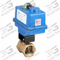 MILWAUKEE VALVE Butterfly Valve: For Gas/Oil/Water Media, Bronze, 115V AC, 2 in Pipe Size, Lug, FKM (MPN MBEOO - 2"). Key specifications — Input Control Signal: 4-20 mA; Brand: MILWAUKEE VALVE; Disc Material: Stainless Steel.