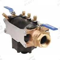 WILKINS Reduced Pressure Zone Backflow Preventer: 375, Std Configuration, Glass-Filled Nylon, Flange (MPN 112-375). Key specifications — Shut-Off Valve Type: Ball Valve; Connection Type: Flange.