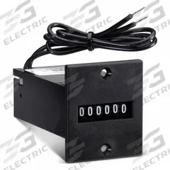 TRUMETER Electromechanical Counter: Front Panel Mounting, 1 3/4 in x 1 1/2 in, 12 V DC – 24 V DC (MPN FL8-4916D). Key specifications — Mounting Style: Front Panel; Standards: CE; Brand: TRUMETER; Manufacturer Part Number: FL8-4916D.