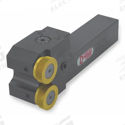 DORIAN Knurling Holder: 3/4 in Shank Wd, 3 1/4 in Shank Lg, 5 1/2 in Overall Lg - Machining