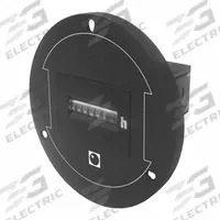 TRUMETER Electromechanical Hour Meter: Hour Meters, Front Panel Mounting, Analog, 90 V AC – 120 V AC (MPN HMA303/120VAC/60HZ). Key specifications — Mounting Style: Flush; Standards: CE; Bezel Face Shape: Round; Brand: TRUMETER; Manufacturer Part Number: HMA303/120VAC/60HZ; Meter Type_Broad: Analog.