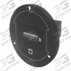 TRUMETER Electromechanical Hour Meter: Hour Meters, Front Panel Mounting, Analog, 90 V AC – 120 V AC (MPN HMA303/120VAC/60HZ). Key specifications — Mounting Style: Flush; Standards: CE; Bezel Face Shape: Round; Brand: TRUMETER; Manufacturer Part Number: HMA303/120VAC/60HZ; Meter Type_Broad: Analog.