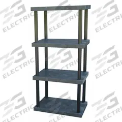 STRUCTURAL PLASTICS Plastic Shelving: 36 in x 24 in, 75 in Overall Ht, 4 Shelves (MPN ST3624x4). Key specifications — Resistance Properties: Corrosion-Resistant; Frame Material: Plastic; Shelving Material: High Density Polyethylene; Brand: STRUCTURAL PLASTICS.
