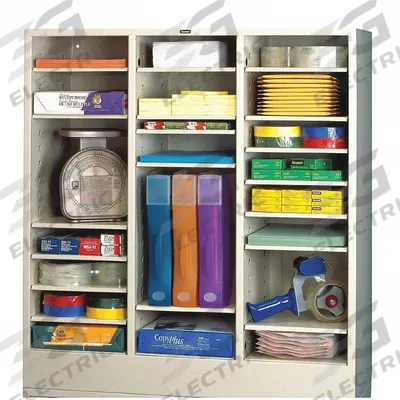 TENNSCO Literature Sorter: Light Gray, 21 Compartments, 24 in Overall Dp - Literature Sorters