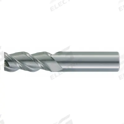 WIDIA HANITA Square End Mill: Carbide, TiCN Coated, 3 Flute, 1/2" Mill Dia, 2" LOC - Carbide Square End Mills for Aluminum