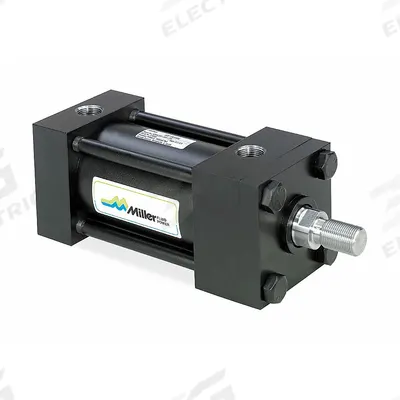 MILLER FLUID POWER Hydraulic Cylinder: 2 1/2 in Bore Dia., 6 in Stroke Lg - NFPA Tie-Rod Cylinders