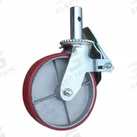 METALTECH Scaffold Caster: Caster, Steel, Casters (MPN M-MBC8HD). Key specifications — Compatible with Grainger Part Number: 38HT52; Color: Red; Compatible with Manufacturer Model Number: M-MRT5710-A; Included Components: 8 in Wheel; Material: Steel; Product Type: Caster; Brand: METALTECH.