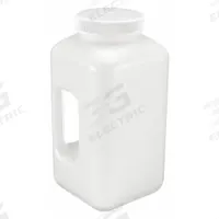 APPROVED VENDOR Jug: 3.97 L, 1.05 gal, HDPE, 146.8 mm x 146 mm x 300.03 mm, Screw On Cap, White (MPN 49H023). Key specifications — Product Type: Jug; Body Color: White; Brand: APPROVED VENDOR; Shape: Square; Dispenser Type: No Dispensing Mechanism; Basic Material: Plastic; Closure Type: Screw On Cap; Features: Chemical Resistant.