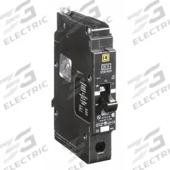 SQUARE D Miniature Circuit Breaker: 20 A, 277V AC, Single Phase, 18kA at 120/240V AC, 1 Poles, Std (MPN EDB14020). Key specifications — Phase: Single; Amps: 20 A; AC Voltage Rating: 277V AC; Max. AIR Rating: 18kA at 120/240V AC; For Use With: Square D NF Panelboards; Brand: SQUARE D.