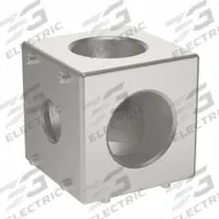 Squared Corner Connector: Squared Corner Connector, 45 Series, 45 mm x 44.9 mm x 45 mm, 3 Holes (MPN 093WW454N10). Key specifications — Material: Aluminum; Brand: FATH INC.; Finish: Lacquer.