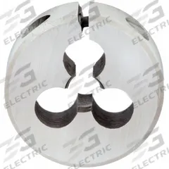 APPROVED VENDOR Round Threading Die: M6x1 Metric, 1 in OD, Adj, High Speed Steel (MPN 10T880)