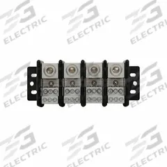 BUSSMANN Power Distribution Block: Open, Lug, Lug, 6 AWG – 350 kcmil For Line Side Wire Sizes (MPN 16023-4). Key specifications — attr1361688: Surface; attr1308686: BUSSMANN; attr1361672: Aluminum.