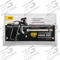 OSI Spray Applicator Gun: 3020883, Black. Key specifications — attr177053: Polyurethane Foam and Adhesives; attr177048: EA; attr177054: OSI & OSI QUAD Foam Sealants and Adhesives; attr177055: 4 in Brass Extension Tip; attr177052: Black; attr177057: Foam Gun; attr472904: 3020883; attr177051: Threaded.