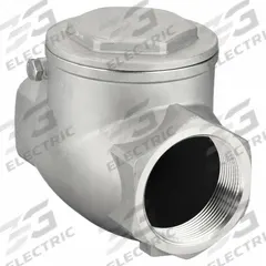APPROVED VENDOR Swing Check Valve: Swing, Inline Valve Body, 3 in Pipe Size, FNPT x FNPT, Horizontal (MPN 4VMU7). Key specifications — Brand: APPROVED VENDOR.