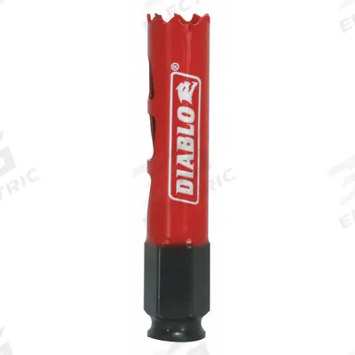 DIABLO Hole Saw: 25/32 in Saw Dia., 4 Teeth per Inch, 2 3/8 in Max. Cutting Dp - Multi-Material-Cutting Hole Saws without Arbor