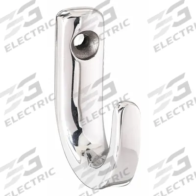 SUGATSUNE Hook: Screw, 35 lb Wt Capacity, 1 Points per Hook, Silver - Wall Mount Utility Hooks