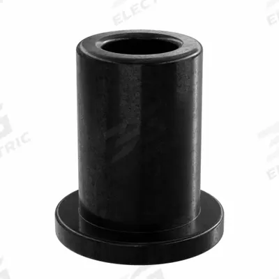 OILITE Flanged Sleeve Bearing: PEEK, 3/16 in Bore, 5/16 in OD, 1/2 in Overall Lg - Low-Friction Plastic Flanged Sleeve Bearings