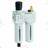 NUMATICS Filter Regulator Assembly: 3/8 in NPT, 4,450 lpm, 10 bar Max Op Pressure, 5 micron, Mist (MPN A652A0000008711). Key specifications — attr109588: 652; attr109546: Manual - Semi-automatic Drain; attr109524: NUMATICS.