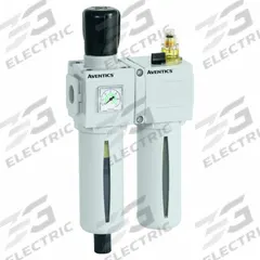 NUMATICS Filter Regulator Assembly: 3/8 in NPT, 4,450 lpm, 10 bar Max Op Pressure, 5 micron, Mist (MPN A652A0000008711). Key specifications — attr109588: 652; attr109546: Manual - Semi-automatic Drain; attr109524: NUMATICS.