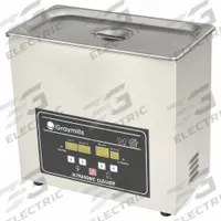 GRAYMILLS Digital Parts Washer: Ultrasonic, 304 Stainless steel, 1.7 gal Fluid Capacity (MPN BTV-065B). Key specifications — Brand: GRAYMILLS; Includes: Lift Off Cover; Cleaning Method: Ultrasonic; Tank Material: 304 Stainless steel.