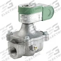 REDHAT Solenoid Valve: 2-Way, Normally Closed, 1 1/4 in Pipe Size, 120V AC, With Junction Box (MPN K3A672V). Key specifications — Brand: REDHAT; Pipe Size: 1-1/4 in; Voltage: 120V AC; Coil Enclosure: With Junction Box.