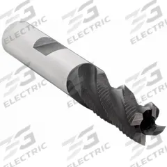 OSG Roughing End Mill: Cobalt, TiAlN Coated, 4 Flute, Fine Pitch, 1/4" Mill Dia, 1-1/4" LOC (MPN 4559211)
