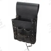 GREENLEE Tool Pouch: For 3 in Belt Wd - Max, 5 Pockets, Black (MPN 0258-13). Key specifications — Closure Type: Open Top; Attachment: Belt Slot; Color: Black; Brand: GREENLEE; For Tool Type: Pens.