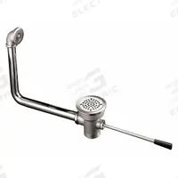 ENCORE Drain Assembly: Brass, Nickel, 4 1/2 in Overall Dia, Threaded, 1 1/2 in Pipe Dia (MPN D10-7415-IB). Key specifications — Product Type: Drain Assembly; Brand: ENCORE; Finish: Nickel; Material: Brass; Includes: Strainer.