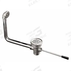 ENCORE Drain Assembly: Brass, Nickel, 4 1/2 in Overall Dia, Threaded, 1 1/2 in Pipe Dia (MPN D10-7415-IB). Key specifications — Product Type: Drain Assembly; Brand: ENCORE; Finish: Nickel; Material: Brass; Includes: Strainer.