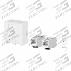 METZ CONNECT RJ45 Keystone: Rail, GD-Zn (Zinc Die-Cast), IDC Connection x RJ45, 180° Mounting Angle (MPN 130B21D2APL-E). Key specifications — Housing Material: GD-Zn (Zinc Die-Cast); Includes Connector: Equipped; Mounting Type: Rail; Product Type: Extension Box; Connector Color: White; Connection Type: IDC Connection x RJ45.