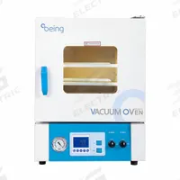 BEING SCIENTIFIC Laboratory Oven: Vacuum, 1.8 cu ft Capacity, 200°C Max Temp, 1,400 W Watt, +/-0.5°C (MPN BOV-50). Key specifications — attr1027177: 110V AC; attr1027180: BEING SCIENTIFIC; attr1027171: +/-0.5°C; attr1027172: +/-1°C.