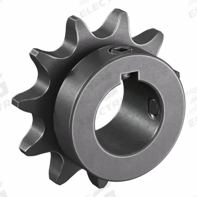 TSUBAKI Single Strand Sprocket: 50, For 5/8 in Chain Pitch, 1 in Bore Dia, 11 Teeth - Size 50 Fixed-Bore Roller Chain Sprockets