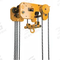 HARRINGTON Manual Chain Hoist: Geared Trolley, 20,000 lb Lifting Capacity, 20 ft Lift Lg (MPN SHB100-20). Key specifications — Brand: HARRINGTON; Lifting Hook Type: Hook with Safety Latch.