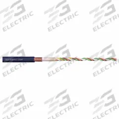 CHAINFLEX Data Cable: 26 AWG, 4 Conductors, Order by the Foot, TPR Jacket, 300 V (MPN CF299-01-04). Key specifications — attr1141193: Twisted Pair; attr1141160: 3 x OD; attr1141165: 4 x OD; attr1141174: 4 x OD; attr1141159: Oil and Grease Resistant; attr1141182: CF9.15.07 ISO Class 1 (Outer Jacket Material); attr1141189: Data Cable; attr1141184: CF299-01-04.