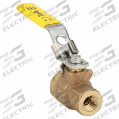 APOLLO Manual Two-Way Ball Valve: 1/4 in, Bronze, Straight, FNPT x FNPT, 600 psi Max. Pressure (CWP) (MPN 77C10127A). Key specifications — Brand: APOLLO; Handle: Locking Lever.