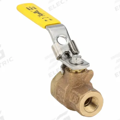APOLLO Manual Two-Way Ball Valve: 1/4 in, Bronze, Straight, FNPT x FNPT - Bronze Ball Valves