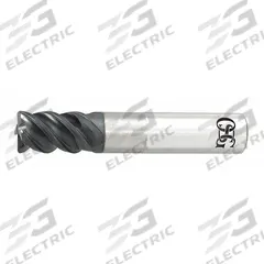 OSG Square End Mill: Carbide, TiAlN Coated, 3 Flute, 1" Mill Dia, 1-1/2" LOC, 4" OAL (MPN HP460-1000)