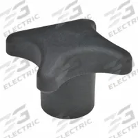 JW WINCO Plastic Hand Knob w/ Steel Insert: Plastic w/ Steel Thread, 3/8"-16 Thread, 1.97 in Dia (MPN 6335-KT-50-3/8X16-K). Key specifications — Brand: JW WINCO.