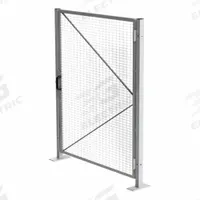 WIRECRAFTERS Woven-Wire Machine Guard Door: 60 in x 48 in, Padlock, (2) Door Posts (MPN HDR455). Key specifications — Includes Mounting Hardware: Yes; Brand: WIRECRAFTERS; Finish: Enamel; Lock Type: Padlock.