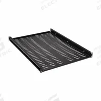 EATON TRIPP LITE Rack Shelf: 1 u, Vented Shelf, 26 1/8 in Overall Dp, 1 3/4 in Overall Ht, Black (MPN SRSHELF4PHDVENT). Key specifications — Brand: EATON TRIPP LITE; Color: Black; Material: Steel; _Shelf Style: Vented.
