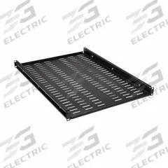 EATON TRIPP LITE Rack Shelf: 1 u, Vented Shelf, 26 1/8 in Overall Dp, 1 3/4 in Overall Ht, Black (MPN SRSHELF4PHDVENT). Key specifications — Brand: EATON TRIPP LITE; Color: Black; Material: Steel; _Shelf Style: Vented.