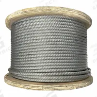 LEXCO CABLE Wire Rope: Vinyl, Galvanized Steel, 7 x 7, 54 lb Working Load Limit, 250 ft Overall Lg (MPN 1167332CCC). Key specifications — End Type: Plain; Brand: LEXCO CABLE.