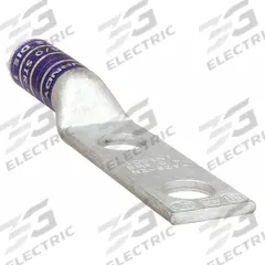 Compression Lug: For 4/0 AWG, Stranded Wire, 1/2 in Stud Size, Long, Copper Barrel (MPN YA282N). Key specifications — Inspection Hole: No; For Wire Type: Stranded; For Wire Sizes: 4/0 AWG; Brand: BURNDY; Manufacturer Part Number: YA282N.