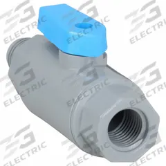 APPROVED VENDOR Manual Two-Way Ball Valve: 1/4 in, PVC, Straight, MNPT x FNPT, Full Port Ball Port (MPN 7127790). Key specifications — Brand: APPROVED VENDOR.