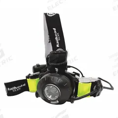 RAILHEAD GEAR Headlamp: 560 lm Max. Brightness, 70 hr Max Run Time, 49.7 m Max Beam, 3 Light Outputs (MPN KE-FC230). Key specifications — Brand: RAILHEAD GEAR; Battery: Includes 3 AA.