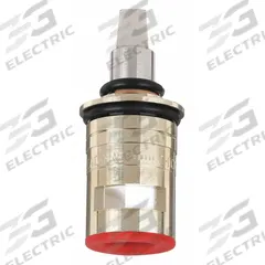 CHICAGO FAUCETS Cartridge: Use with Hot/Cold Water, Brass, Ceramic Disc, (12) Cartridges, 12 PK (MPN 1-100XKBL12JKABNF). Key specifications — For Water Temperature: Hot/Cold; Compatible Brand: Chicago Faucets; Product Type: Cartridge; Includes: (12) Cartridges; Material: Brass.