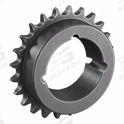 TRITAN Bushed Roller Chain Sprocket: For 40 Chain, 24 Teeth, 3.831 in Pitch Dia - Size 40 Bushed-Bore Roller Chain Sprockets