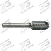 CLE-LINE Carbide Bur: Ball-Nosed Cylinder, SC-3L6, Single Cut, 3/8" x 3/4" Head, 1/4" Shank (MPN C17804). Key specifications — Trade Number: SC-3L6; Brand: CLE-LINE.